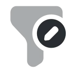 Filter Edit SVG Icon